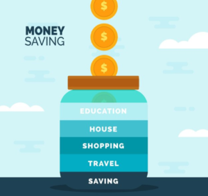 Image depicting a person organizing coins in a jar, illustrating effective savings account tips for maximizing savings
