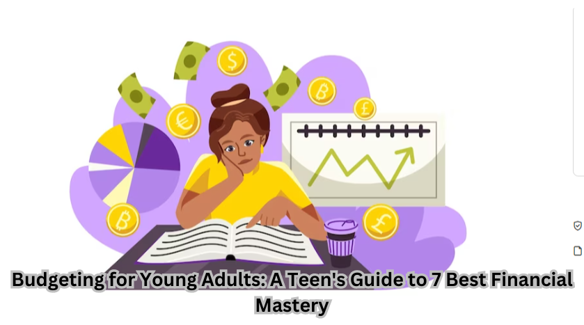 Smart young adult managing finances with a budgeting notebook and calculator - Budgeting for Young Adults