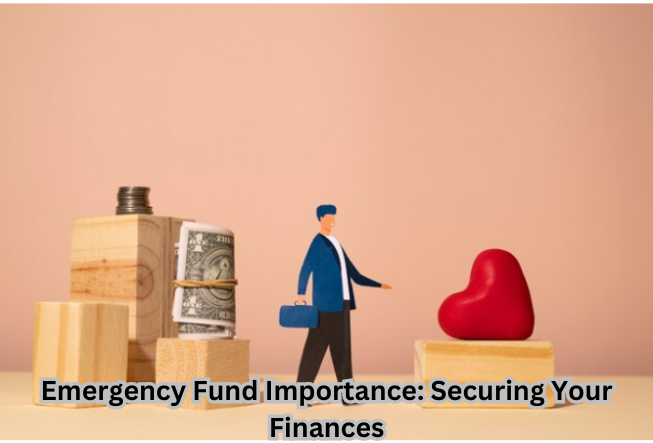 Emergency Fund Importance concept - A piggy bank surrounded by a shield, symbolizing financial security and preparedness. Illustration for securing your finances