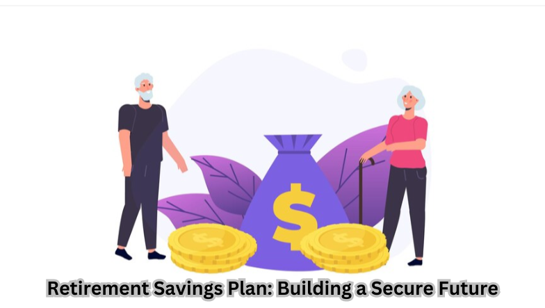 Image depicting a person reviewing retirement savings plan documents for a secure financial future
